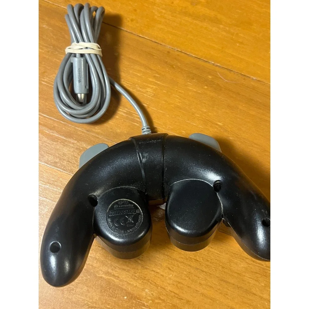 GameStop Nintendo GameCube Wired Controller Black Turbo BB-811‎ GC Accessory